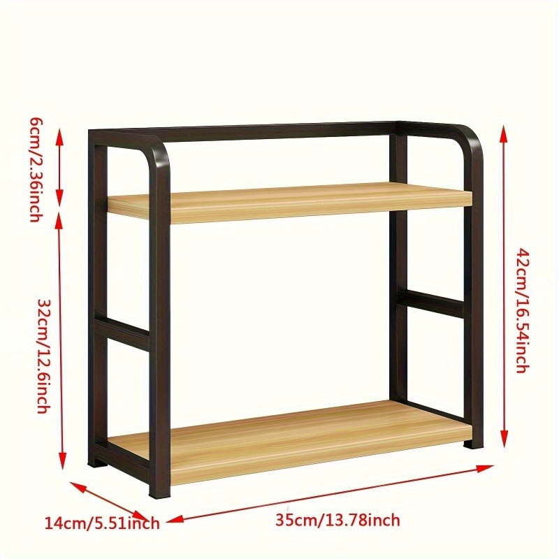 Kitchen Countertop Organizer Rack Multi Purpose Storage Shelf For Bathroom Bedroom 2