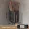 Wall Mounted Chopsticks Holder No Drill Kitchen Utensil Drainage Organizer 2