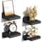 Small Floating Wall Shelves Set Wooden Display Ledges Boho Decor Storage