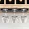 Under Cabinet Wine Glass Holder Space Saving Hanging Rack For Stemware 2