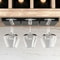 Under Cabinet Wine Glass Holder Space Saving Hanging Rack For Stemware 2