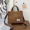 Corduroy Crossbody Tote Bag for Women Casual Shoulder Travel Organizer Purse