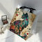 Floral Cat Canvas Tote Bag Aesthetic Shoulder Bag For School Shopping And Everyday Use 3