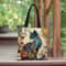 Floral Cat Canvas Tote Bag Aesthetic Shoulder Bag For School Shopping And Everyday Use 6