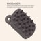Silicone Scalp Massage Brush Shampoo Exfoliating Hair Cleanser Tool 2