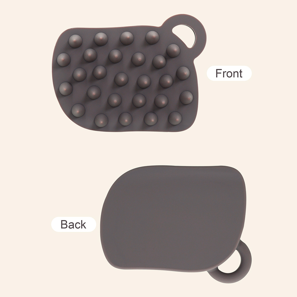 Silicone Scalp Massage Brush Shampoo Exfoliating Hair Cleanser Tool 5