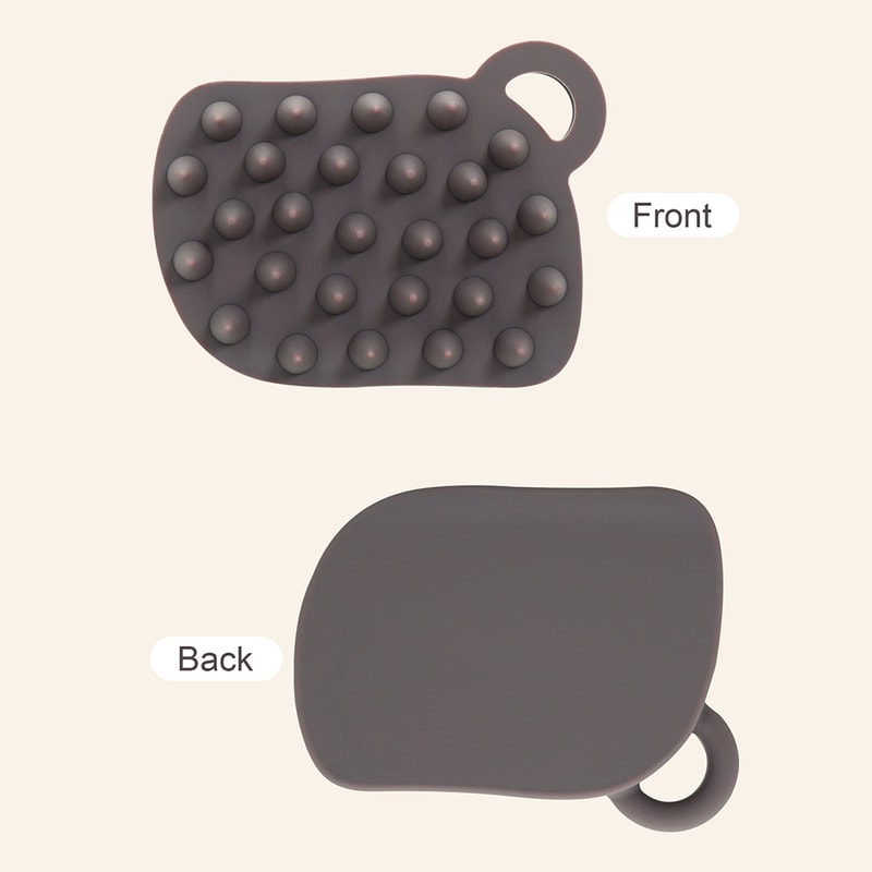 Silicone Scalp Massage Brush Shampoo Exfoliating Hair Cleanser Tool 5