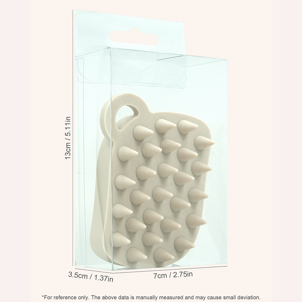 Silicone Scalp Massage Brush Shampoo Exfoliating Hair Cleanser Tool 6