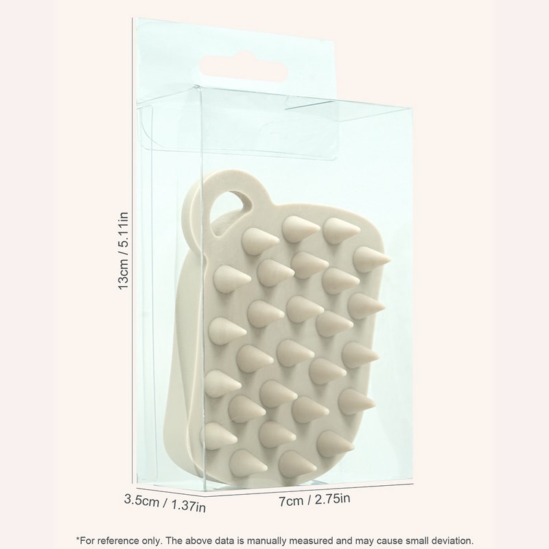 Silicone Scalp Massage Brush Shampoo Exfoliating Hair Cleanser Tool 6
