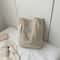 Casual Corduroy Bucket Shoulder Bag Canvas Everyday Tote For Women 1