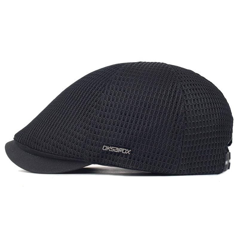 Breathable Mesh Newsboy Cap Lightweight Summer Flat Golf Hat For Men And Women 3