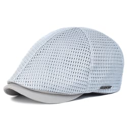 breathable mesh newsboy cap lightweight summer flat golf hat for men and women