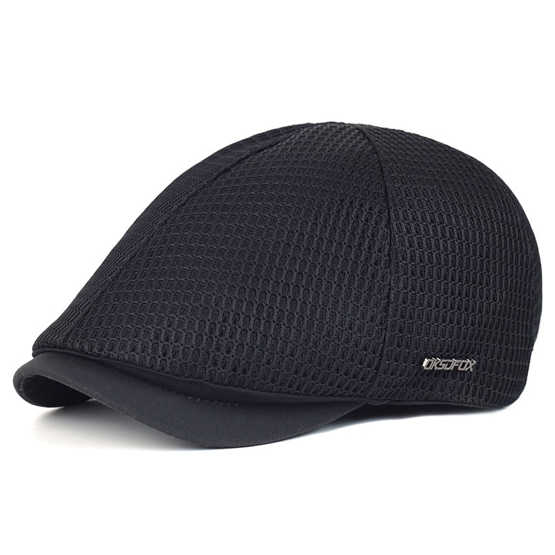 Breathable Mesh Newsboy Cap Lightweight Summer Flat Golf Hat For Men And Women 5