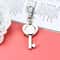 Heart Key Pocket Watch Necklace Vintage Keychain Pendant Watch For Women 2