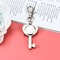 Heart Key Pocket Watch Necklace Vintage Keychain Pendant Watch For Women 2