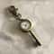 Vintage Keychain Pocket Watch Bronze Dream Key Quartz Mini Watch 0