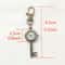 Vintage Keychain Pocket Watch Bronze Dream Key Quartz Mini Watch 2