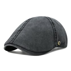 classic cotton flat cap newsboy ivy hat for men women casual beret style