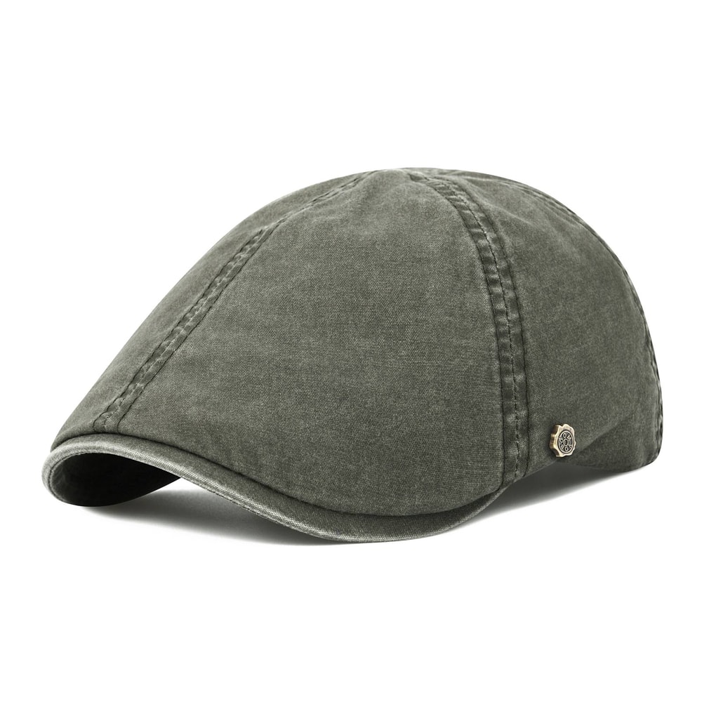 Classic Cotton Flat Cap Newsboy Ivy Hat For Men Women Casual Beret Style 11
