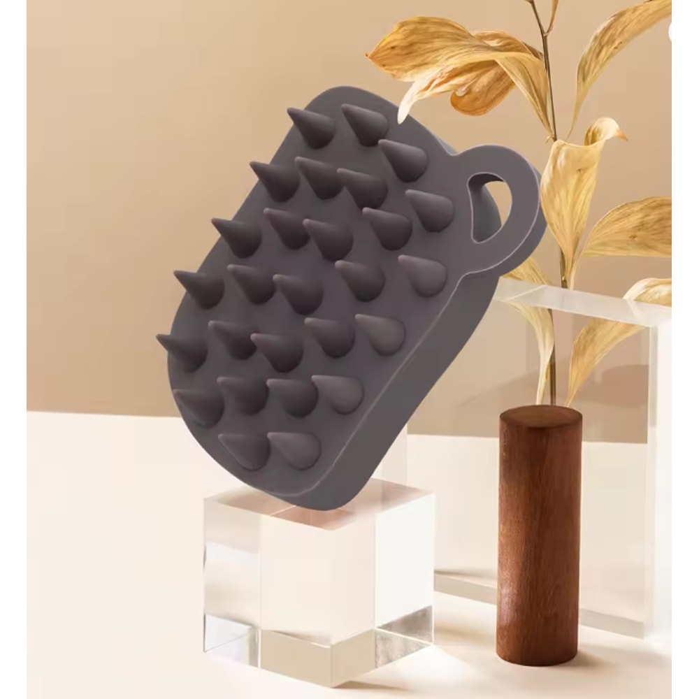 Silicone Scalp Massager Brush For Hair Growth And Deep Cleansing 5