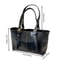 Retro Shoulder Bag Large Capacity Tote PU Leather Handbag For Women 5