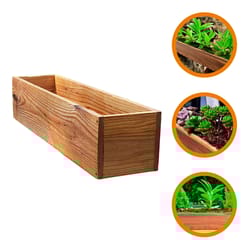 rustic cedar window box planter vintage wooden flower box for outdoor garden & indoor decor
