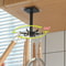 Rotating Wall Hook Rack No Drill Kitchen Storage Organizer