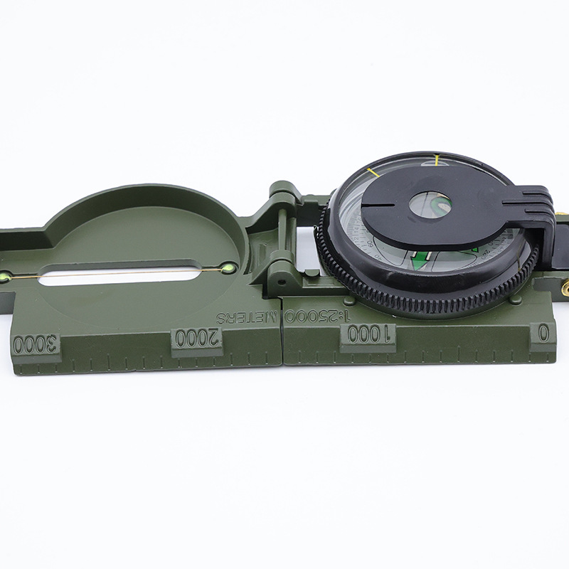 High Precision Military Lensatic Compass Waterproof Outdoor Navigation Tool for Hiking Camping Survival