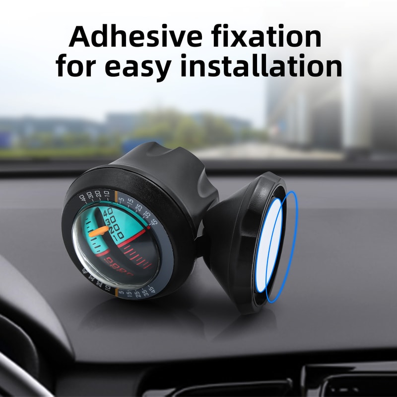 Universal Car Inclinometer Compass With Slope Meter High Precision Off Road Angle Gauge 4
