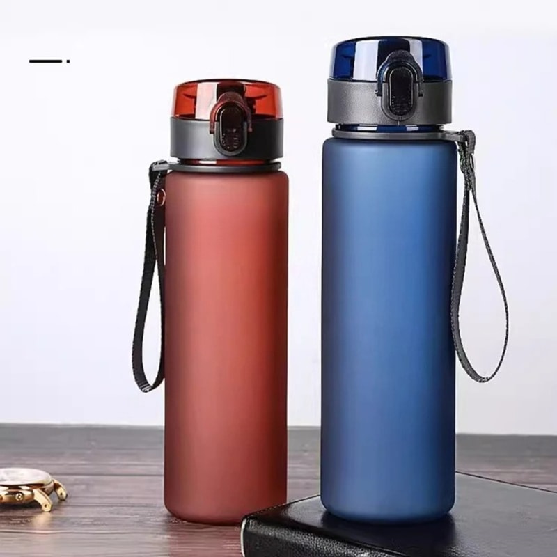 Leak Proof Sports Water Bottle With Straw Portable BPA Free Hydration Bottle For Gym Hiking Travel 0