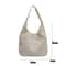 Corduroy Canvas Tote Bag For Women Large Capacity Shoulder Shopper 4