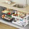 Expandable Pull Out Cabinet Organizer With Adjustable Slide Out Drawers For Kitchen Storage 2