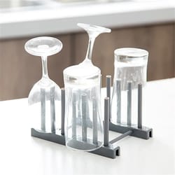 space saving dish drainer rack kitchen organizer for plates lids and utensils