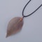Real Leaf Choker Necklace For Women Natural Filigree Pendant Jewelry 7