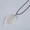 Real Leaf Choker Necklace For Women Natural Filigree Pendant Jewelry 11
