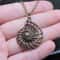 Vintage Bronze Swirl Pendant Necklace For Women Timeless Antique Jewelry 1