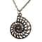 Vintage Bronze Swirl Pendant Necklace For Women Timeless Antique Jewelry 2