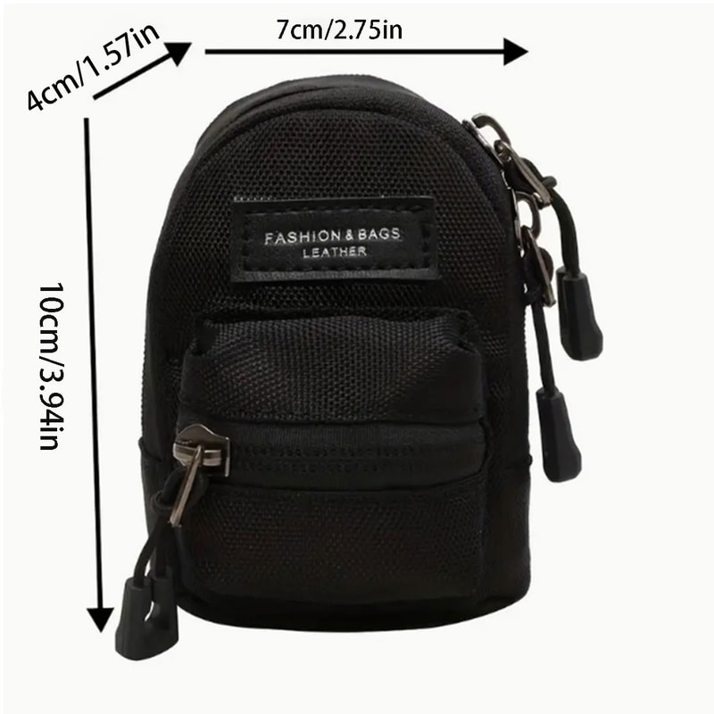 Mini Crossbody Coin Purse Compact Key Wallet Bag