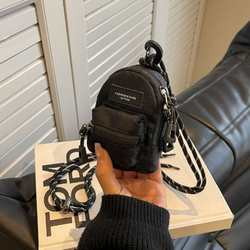 Mini Crossbody Coin Purse Compact Key Wallet Bag