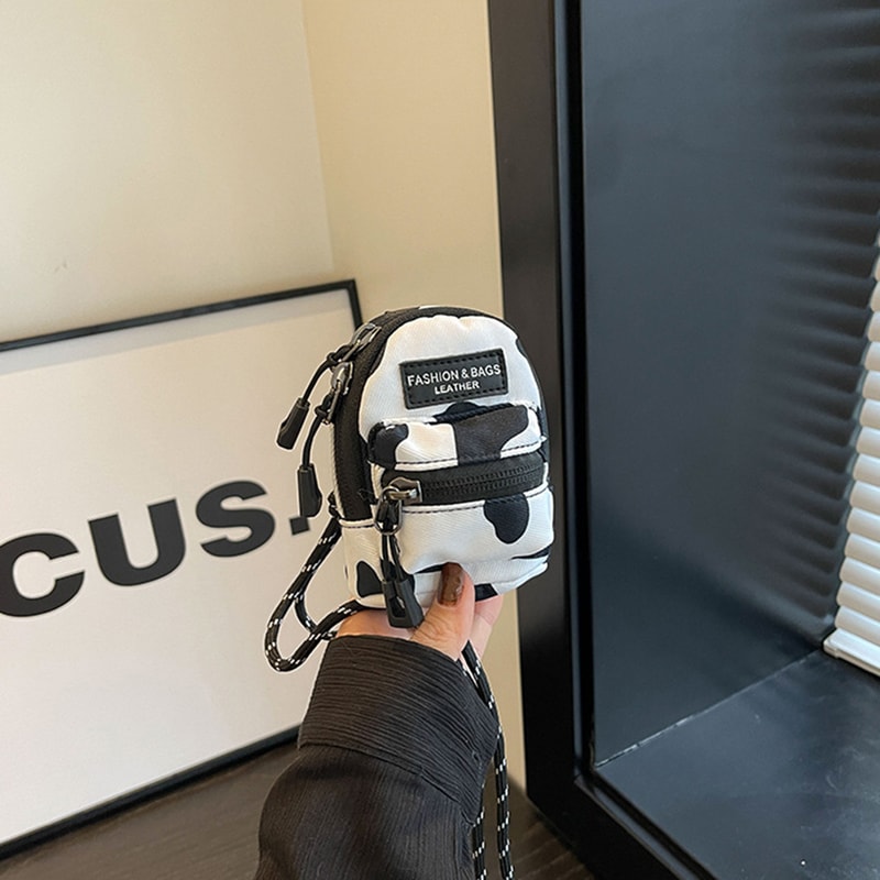 Mini Crossbody Coin Purse Compact Key Wallet Bag