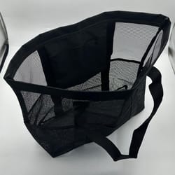 large capacity mesh beach bag multi pocket travel toiletry & portable swim organizer