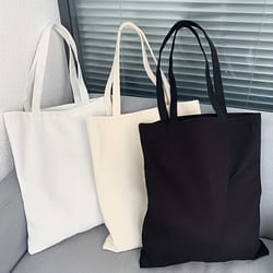 large canvas tote bag for women canvas shoulder bag large capacity for shopping