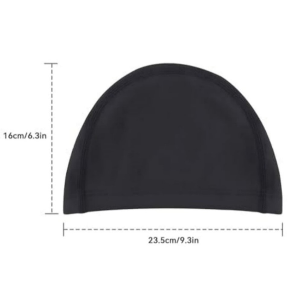 Elastic Silicone Swim Cap For Adults Breathable Waterproof Pool Training Hat 2