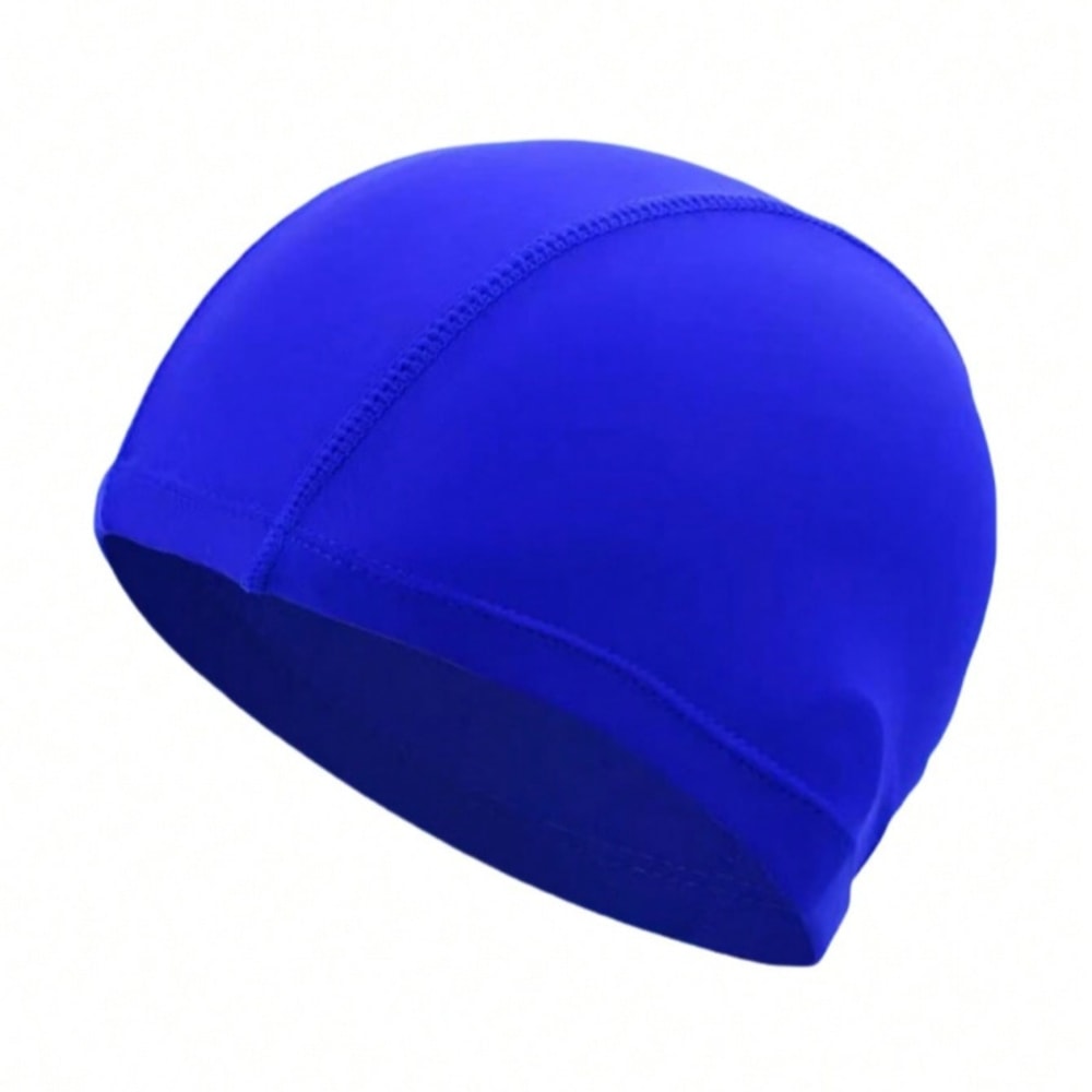 Elastic Silicone Swim Cap For Adults Breathable Waterproof Pool Training Hat 9