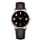 Moon Phase Quartz Watch for Women Elegant Minimalist Wristwatch with Lunar Dial