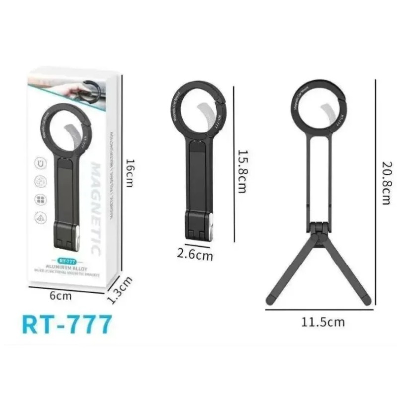 Magnetic Foldable Phone Stand Tripod Portable Holder For Desk And Travel 3