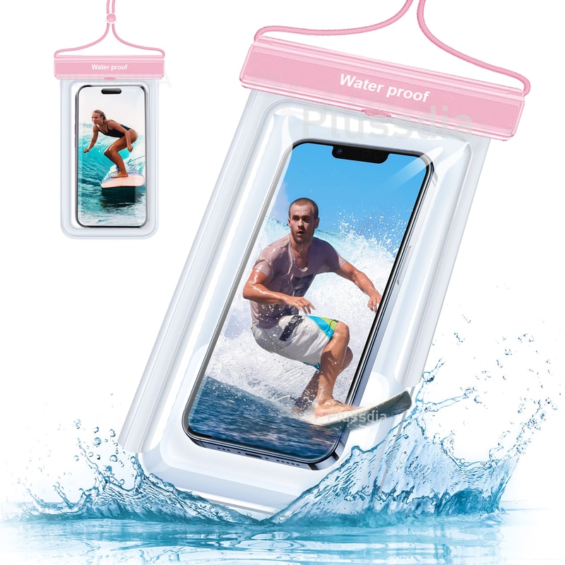Waterproof Phone Pouch Universal Waterproof Phone Case For Swimming Travel Beach 18
