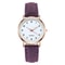 Vintage Diamond Studded Womens Luxury Watch with Luminous Dial Quartz Bracelet