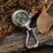 Retro Waterproof Carabiner Watch with Luminous Dial for Hiking Travel Outdoor Use