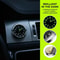 Mini Luminous Car Dashboard Clock Stick On Quartz Auto Timer